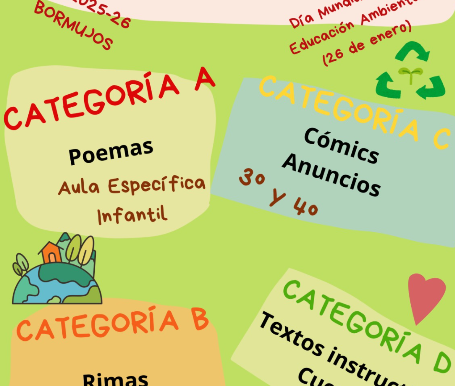 V Exposición escritora intercentros:     "La Tierra, Nuestra Casa"