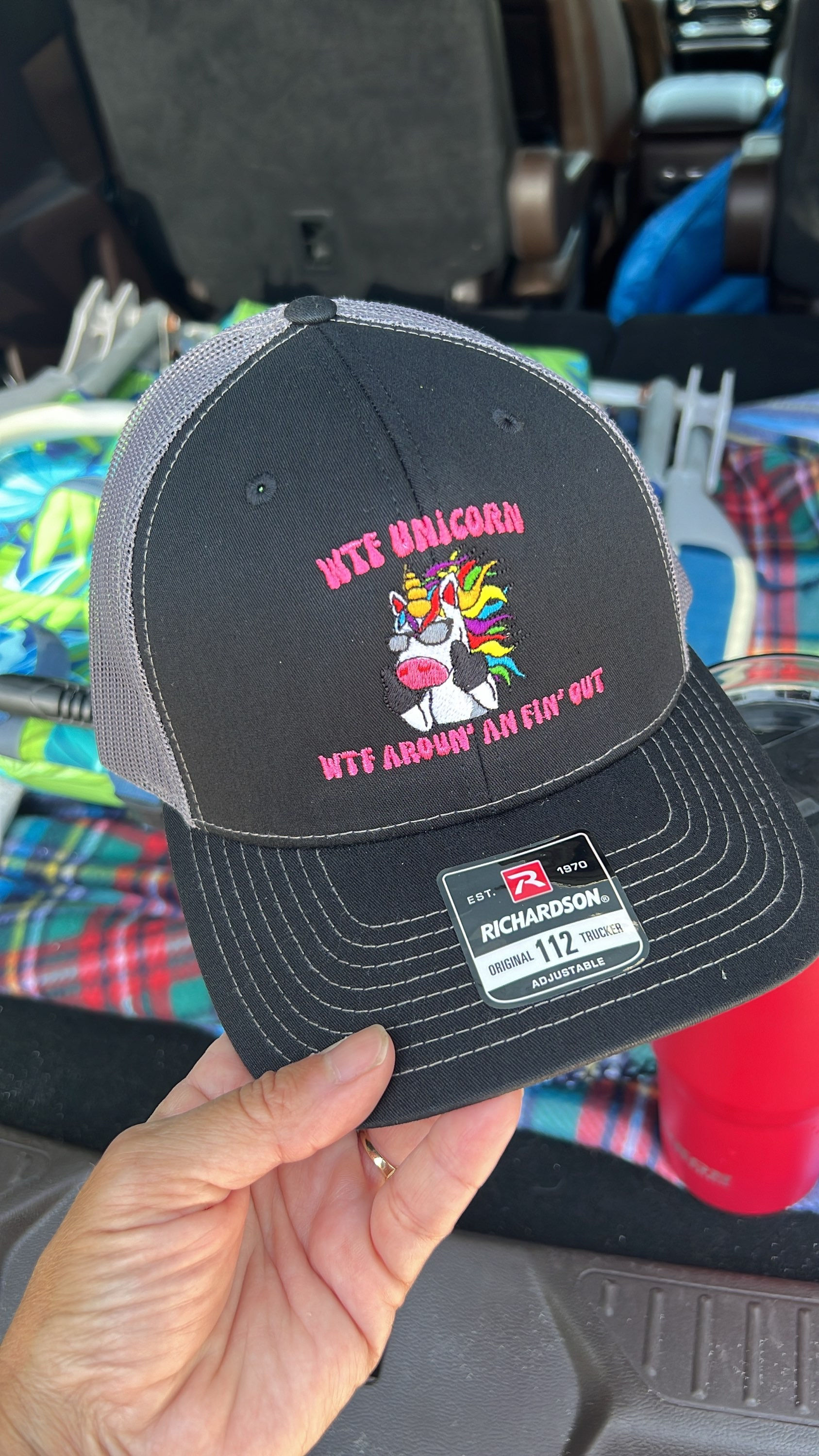 WTF Unicorn Trucker Hat