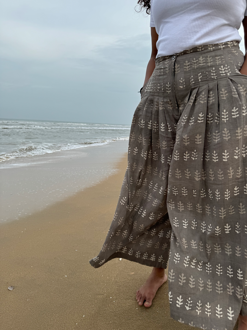 Soft Mulmul Flared Pants