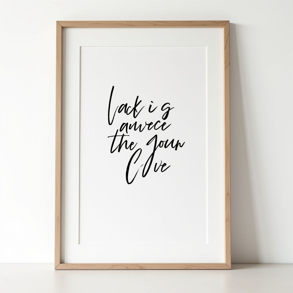 Lyric Print