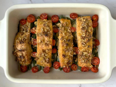 מנת סלמון מדהימה בתבנית אחת