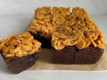 בראוניז קורנפלקס קרמל