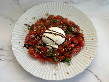 סלט בוראטה ים תיכוני