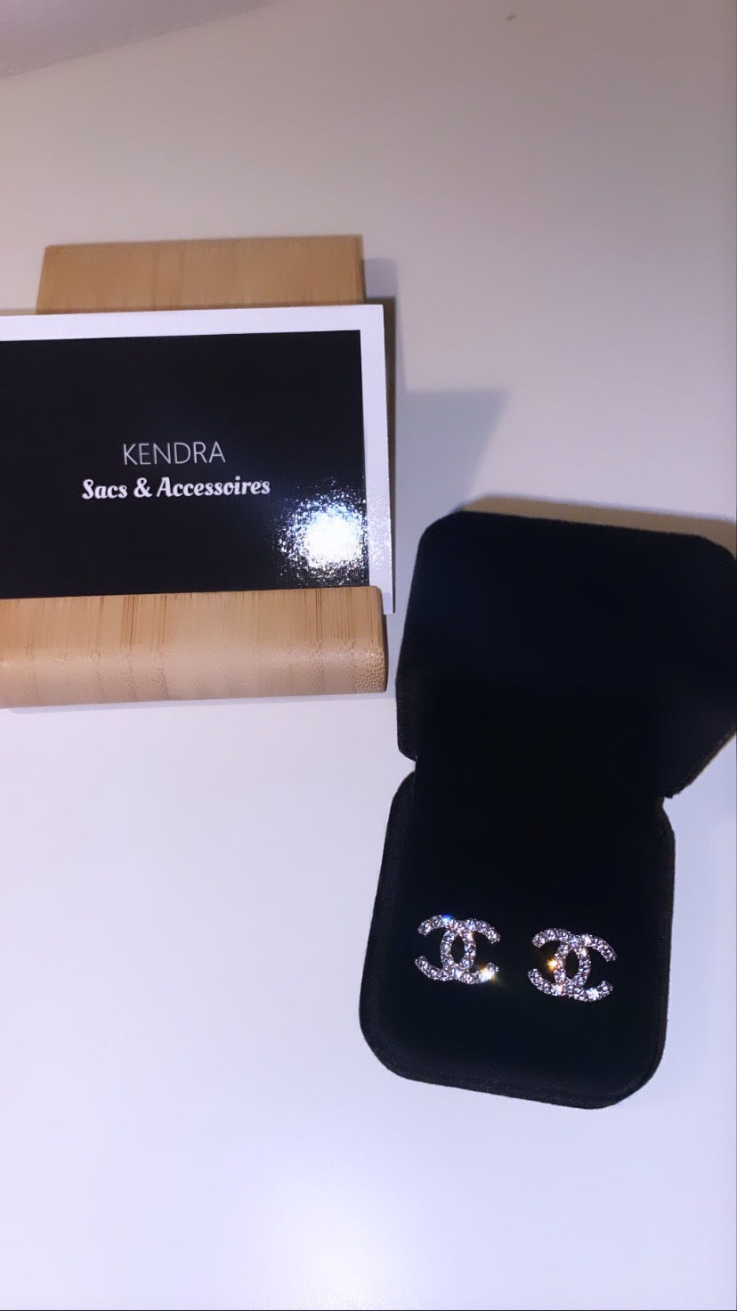 Miniature : BOUCLES D’OREILLES CHARME STRASS