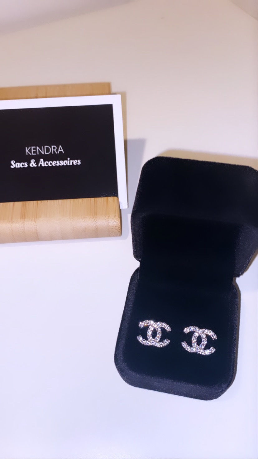 Miniature : BOUCLES D’OREILLES CHARME STRASS