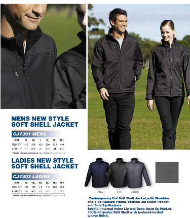 Thumbnail: Soft Shell Jacket BCJ1301/2