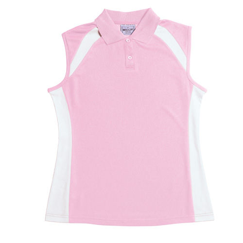 Thumbnail: Sleeveless Contrast Polo BCP0931