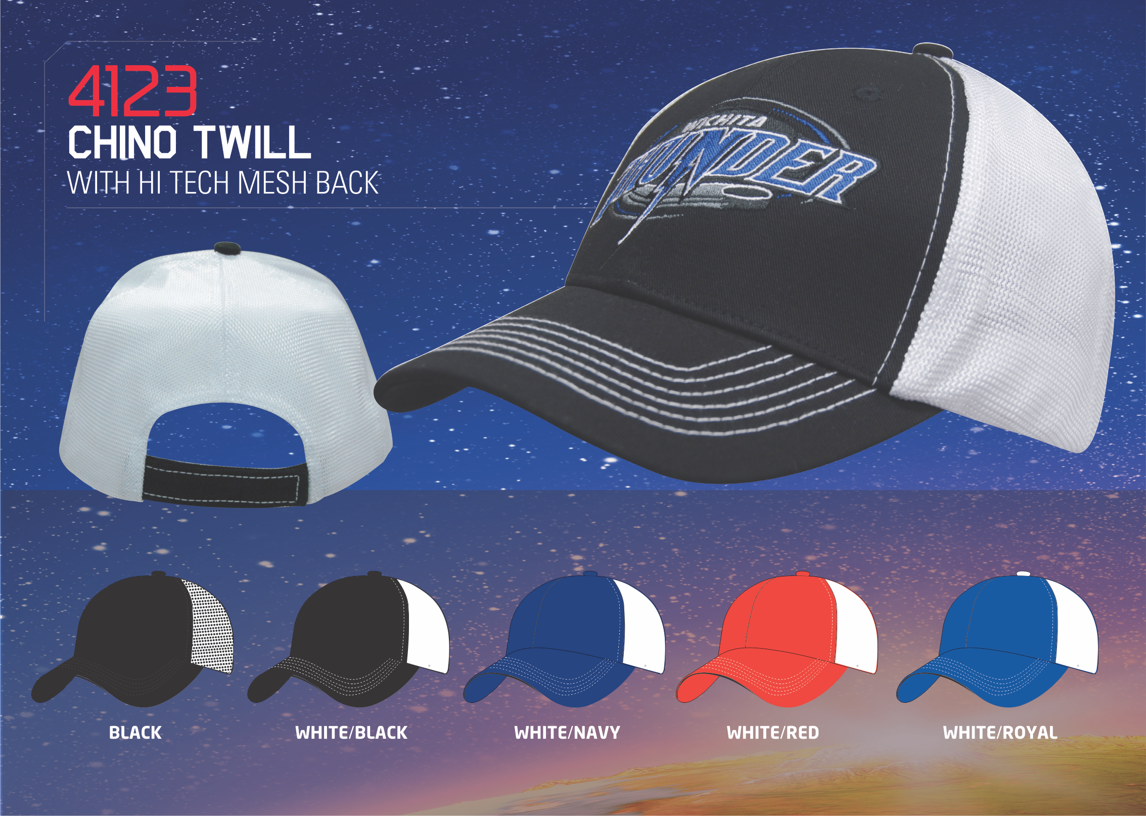 4123 Chino Twill Trucker Cap.png
