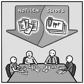 Standaard notulen zijn weinig stimulerend