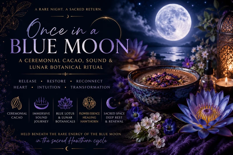 Blue Moon Lotus Cacao Ritual