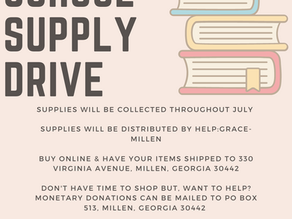 First Annual School Supply Drive