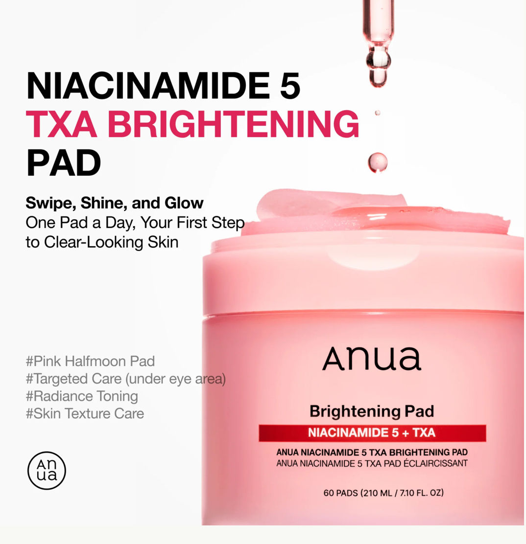 Anua Niacinamide 5 TXA Brightening Pad 210ml (60EA)