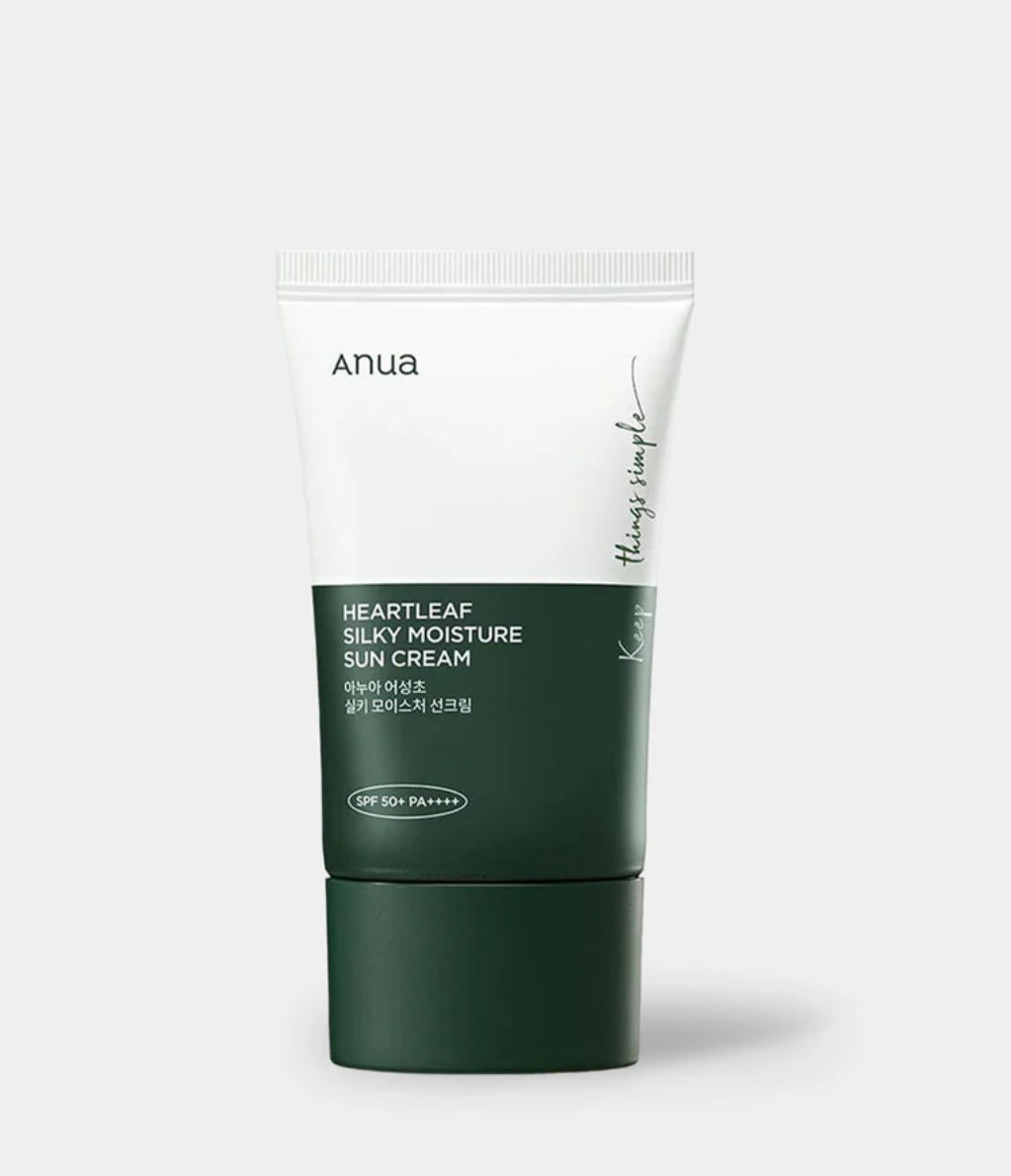 Anua Heartleaf Silky Moisture Sunscreen SPF 50