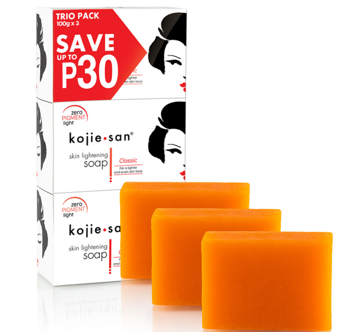 Kojie San lightening soap 3 in 1