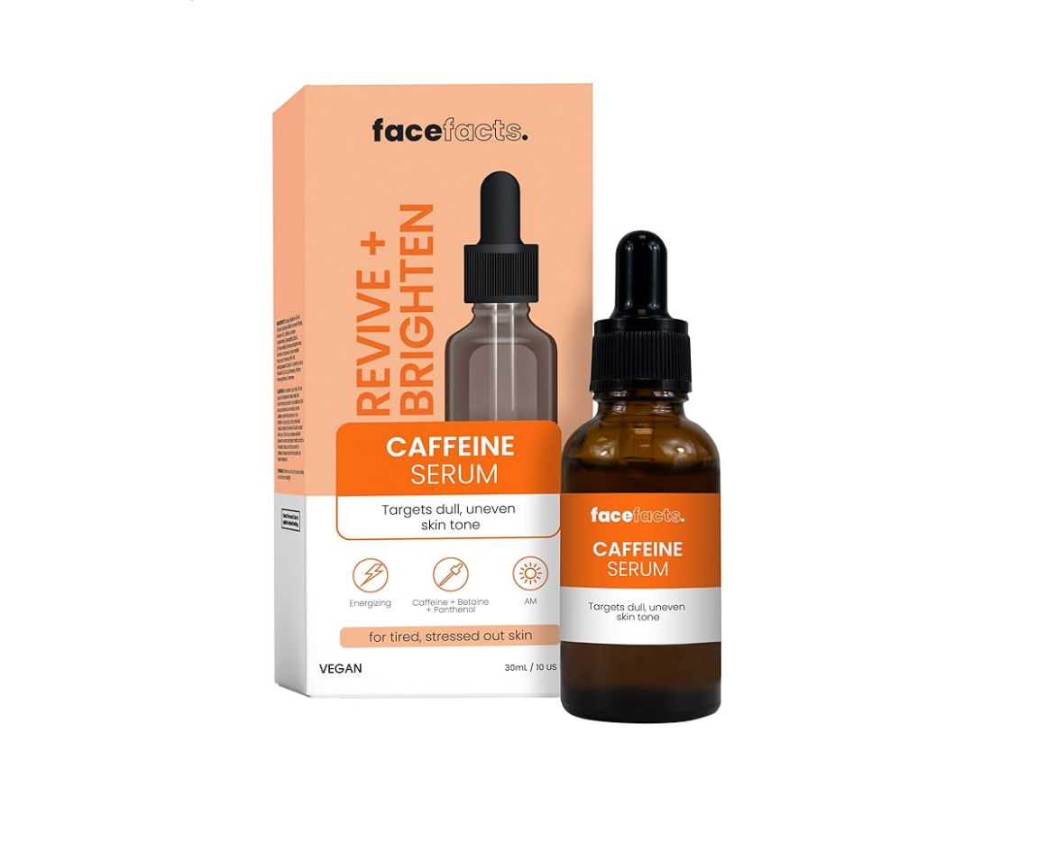Face Facts revive & brighten energising caffeine serum