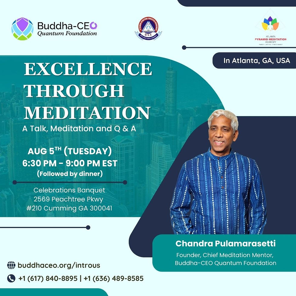 Excellence Through Meditation