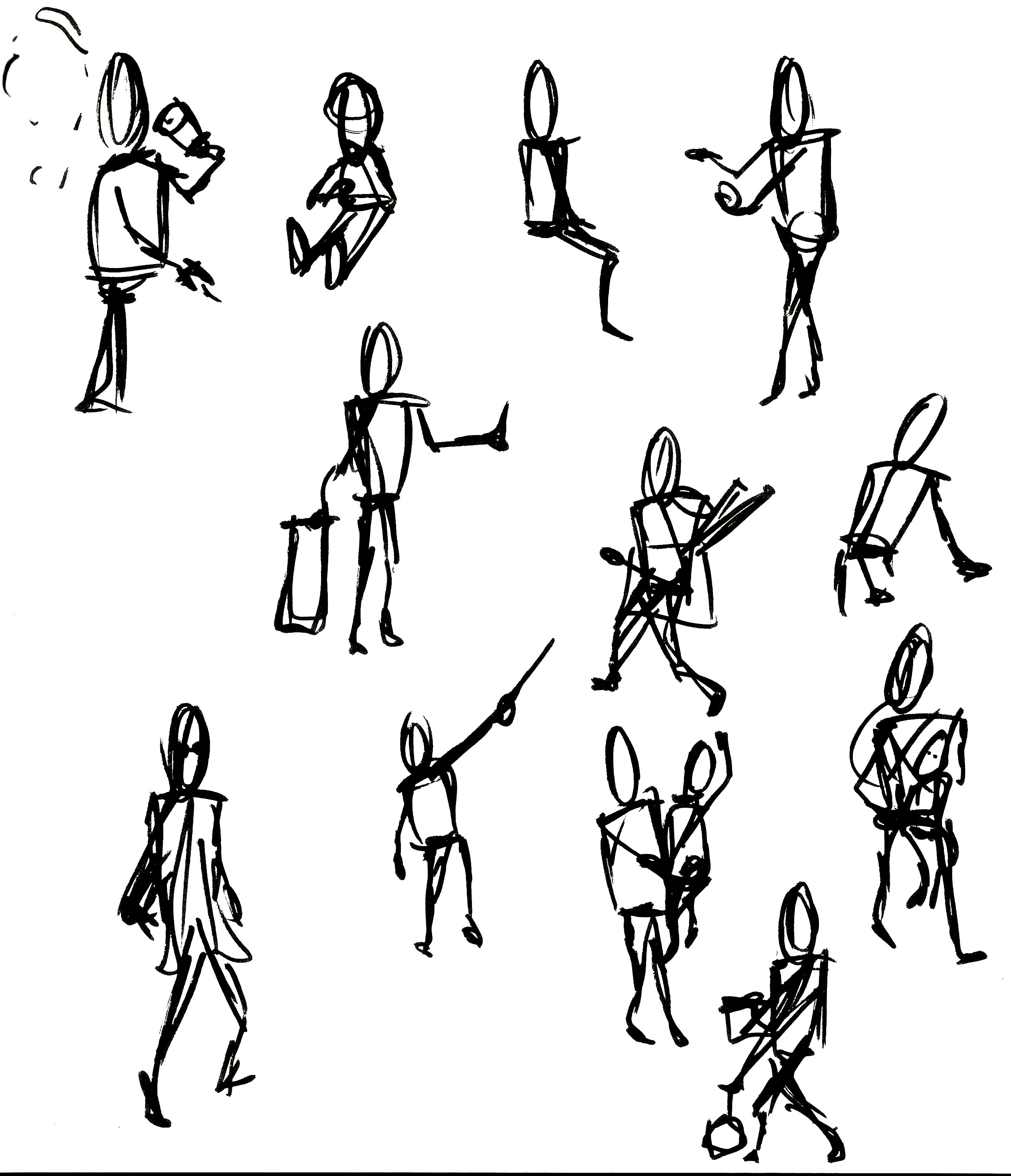 Gestural figures