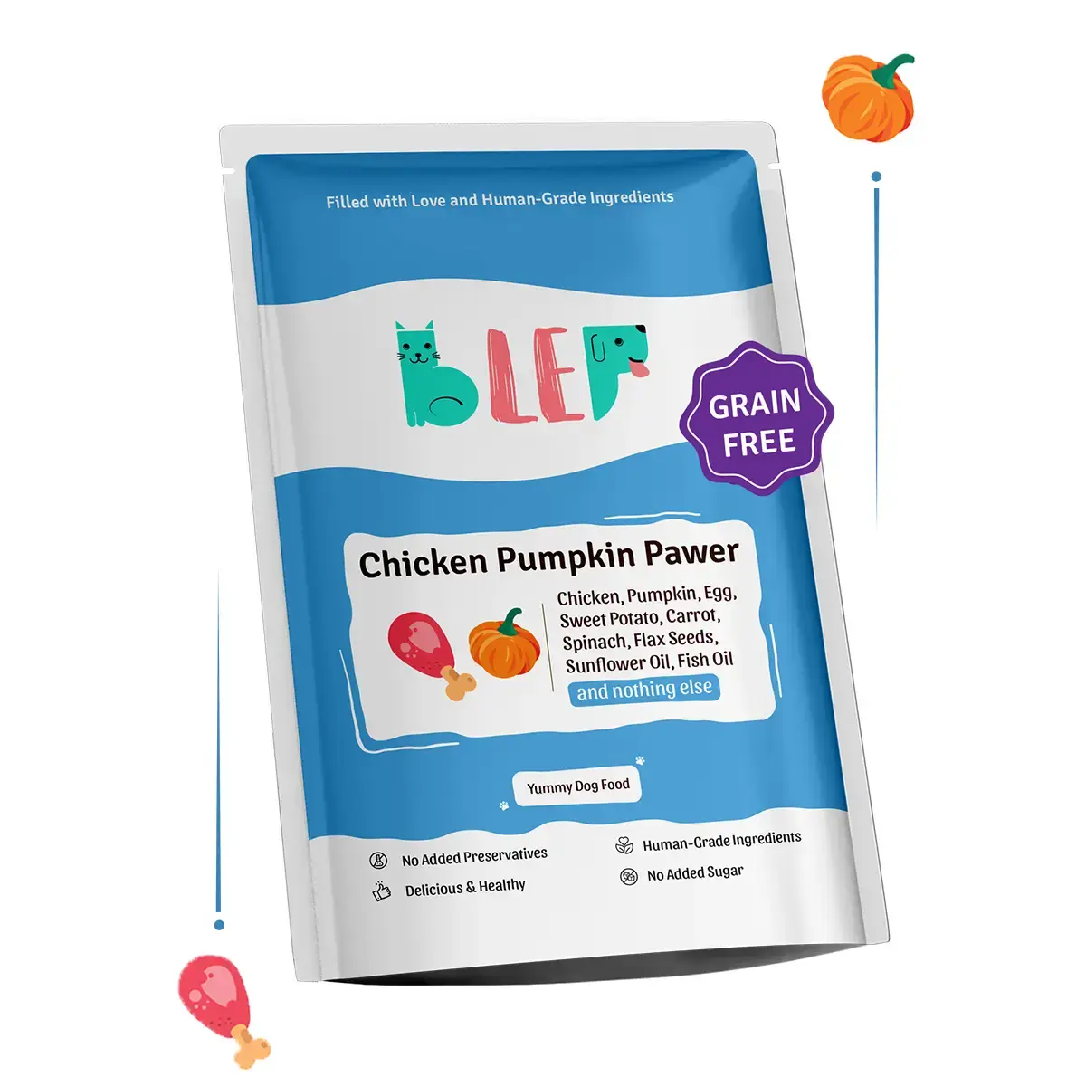 Chicken Pumpkin Dog Food - 100 GMs - Pack of 3