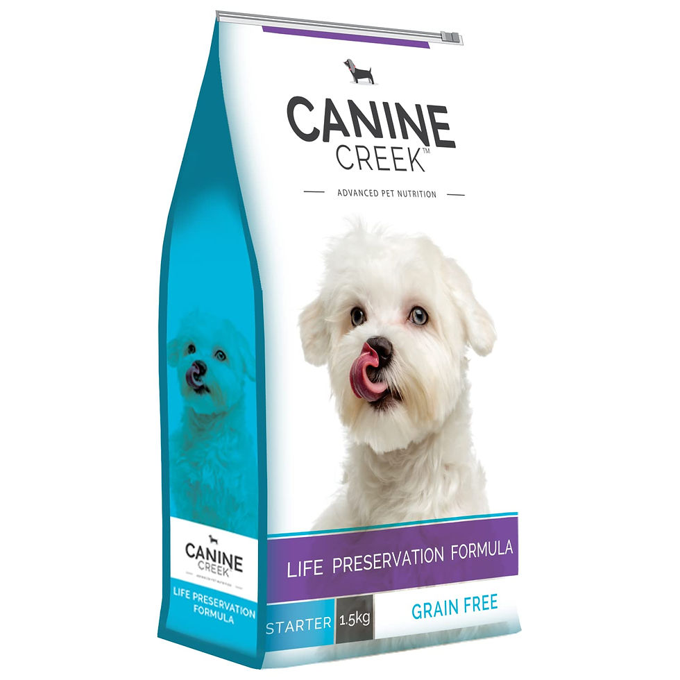 Thumbnail: Canine Creek Starter Ultra Premium Dry Dog Food 1.5Kg Pack