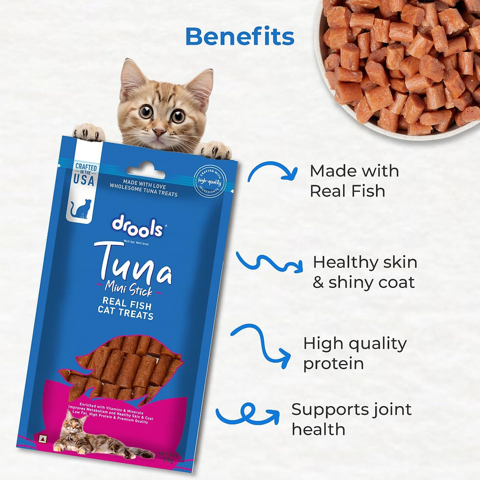 Thumbnail: Drools Kitten & Adult Mini Sticks Cat Treats 35g | Real Tuna Flavour