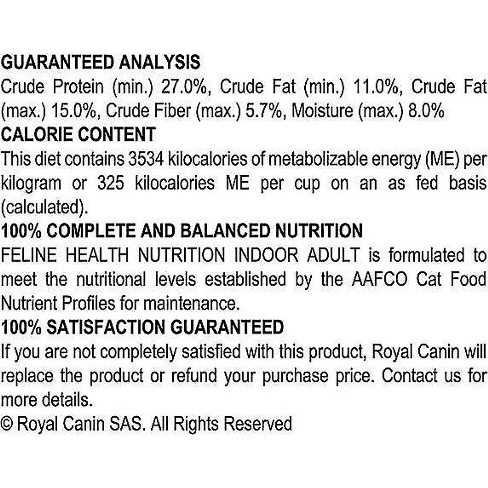 Thumbnail: Royal Canin Indoor 27 Home Adult Cat Food, Dry Food with Moderate Calories 2 KG