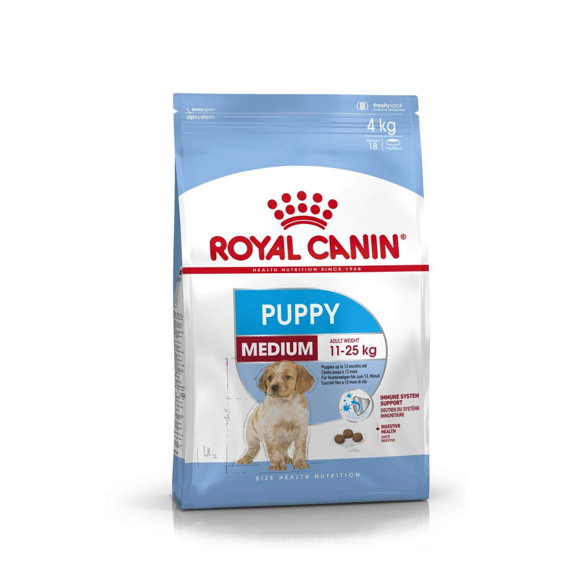 Royal Canin Medium Puppy Food, 15 Kg, Dry Food, Supports Digestive Health