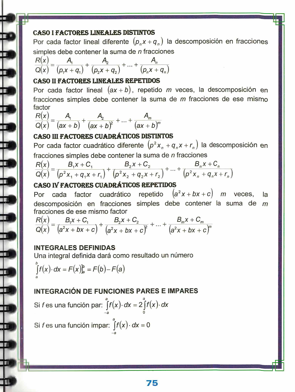 Miniatura: Manual de Fórmulas y Métodos Matemáticos