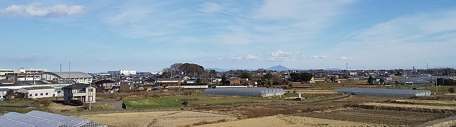 中央リバーパレスから筑波山を望む.JPG