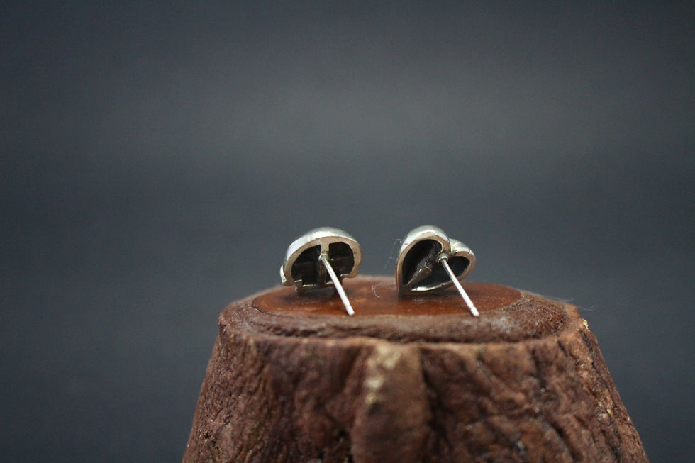 Thumbnail: Heart and Skull Earrings