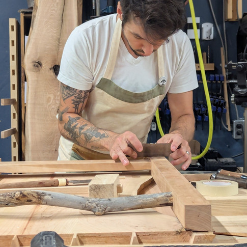 Nettoyage à la lame d'ébéniste