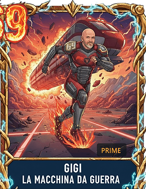 GIGI LA MACCHINA DA GUERRA VERSIONE PRIME