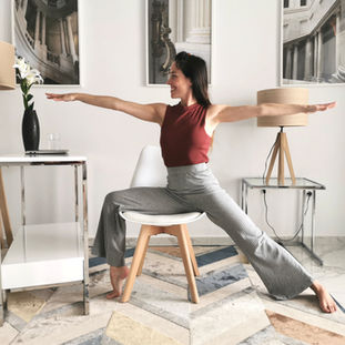 Yoga en silla en congresos, ferias y eventos