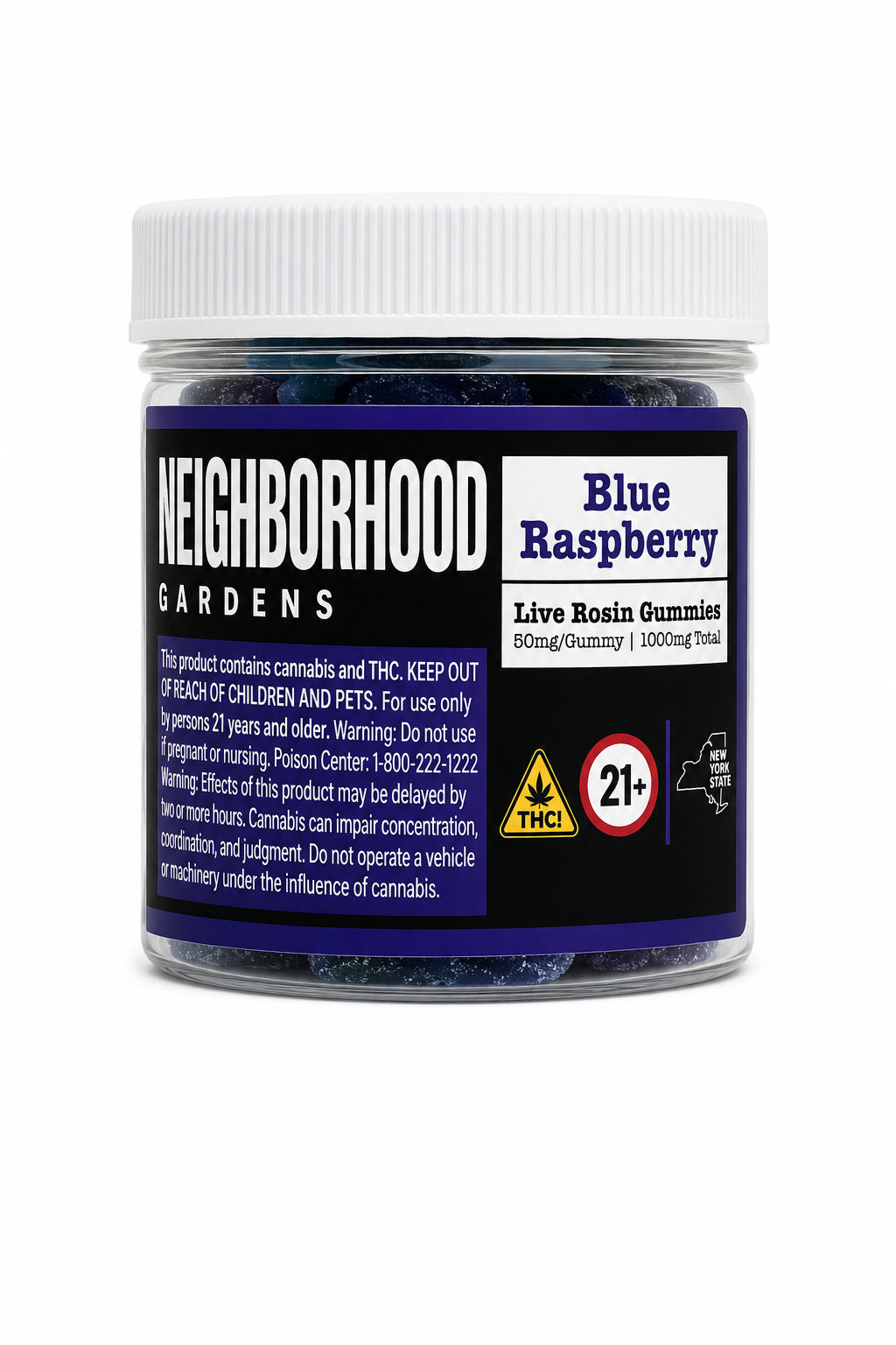 Neighborhood Gardens Live Rosin Gummies Hybrid 