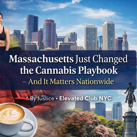 Massachusetts Just Changed the Cannabis Playbook — And It Matters Nationwide
By Justice, Elevated Club NYC
