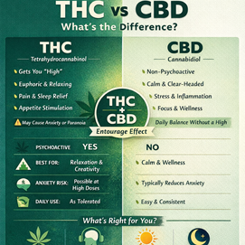 THC vs CBD: What’s the Difference & What’s Right for You?
By Justice | Elevated Club NYC