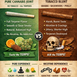 How Tobacco Wraps Change the High—and Kill the Terpene Flavor