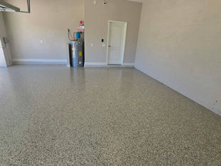 Tiger Shark Polyaspartic with UV Polymer in Central Florida with water heater