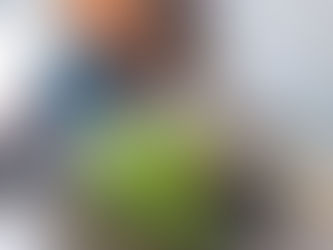 Two people install baseboards in a room. One wears an orange shirt, the other a green shirt. Concrete floor, white walls, focused teamwork.