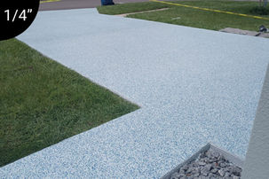 Sea Glass Polyaspartic Driveway Coatings in Central Florida