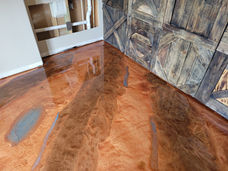 Metallic Epoxy Designer Luxury Coatings upclose