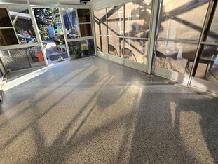 Tidalwave at golden hour back patio in central florida with storage solution