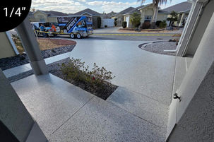 Cabin Fever Polyaspartic Driveway Coatings in Central Florida