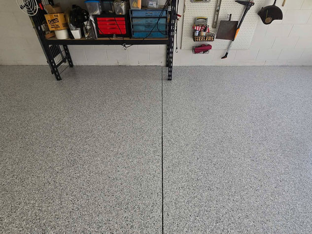 Silver Bells Leyba Polyaspartic Epoxy Garage Floor Coating 5