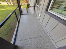Tiger Shark Patio Lanai Polyaspartic Epoxy Coating