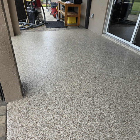 77 Polyaspartic Patio Flooring Central Florida
