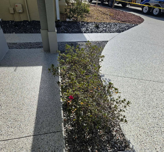 Cabin Fever Driveway example for best driveway on the block polyaspartic coatings central florida 5