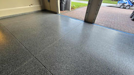 Garage Flooring Nightfall Polyaspartic Epoxy Flooring