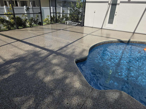 Outback Polyaspartic Pool Deck Coatings in Central Florida
