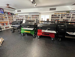 BBQ supply store epoxy flooring