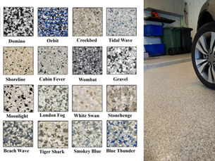 Our Tru-Flake Color Blend Currently Included With Our Epoxy Systems